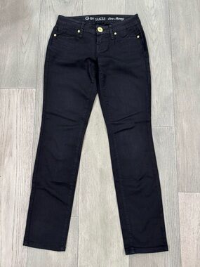 G by Guess Black Skinny Jeans with Gold Hardware